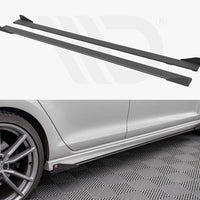 Maxton Design - STREET PRO SIDE SKIRTS DIFFUSERS (+FLAPS) VW GOLF R MK7 (2013-2016)
