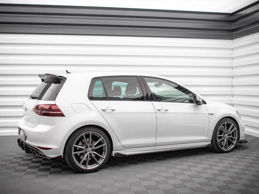 Maxton Design - STREET PRO SIDE SKIRTS DIFFUSERS (+FLAPS) VW GOLF R MK7 (2013-2016)