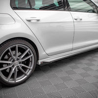 Maxton Design - STREET PRO SIDE SKIRTS DIFFUSERS (+FLAPS) VW GOLF R MK7 (2013-2016)