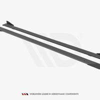 Maxton Design - STREET PRO SIDE SKIRTS DIFFUSERS (+FLAPS) VW GOLF R MK7 (2013-2016)