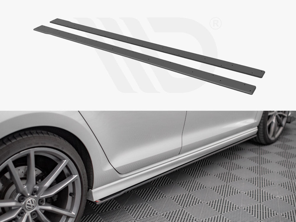 Maxton Design - STREET PRO SIDE SKIRTS DIFFUSERS VW GOLF R MK7 (2013-2016)