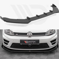 Maxton Design - STREET PRO FRONT SPLITTER V.1 (+FLAPS) VW GOLF R MK7 (2013-2016)