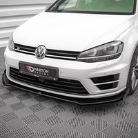Maxton Design - STREET PRO FRONT SPLITTER V.1 (+FLAPS) VW GOLF R MK7 (2013-2016)