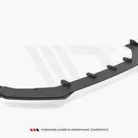 Maxton Design - STREET PRO FRONT SPLITTER V.1 (+FLAPS) VW GOLF R MK7 (2013-2016)