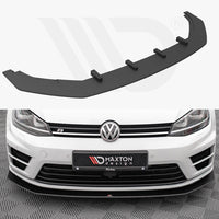 Maxton Design - STREET PRO FRONT SPLITTER V.2 VW GOLF R MK7 (2013-2016)