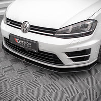 Maxton Design - STREET PRO FRONT SPLITTER V.2 VW GOLF R MK7 (2013-2016)