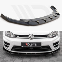 Maxton Design - FRONT SPLITTER V.4 VW GOLF R MK7 (2013-2016)