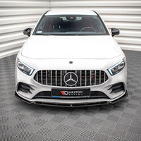 Maxton Design - FRONT SPLITTER V.4 MERCEDES A35 AMG / AMG-LINE W177