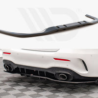 Maxton Design - Rear Splitter (Vertical Bars) V.1 Mercedes A 35 AMG Sedan V177