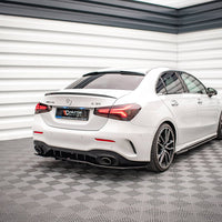 Maxton Design - Rear Splitter (Vertical Bars) V.1 Mercedes A 35 AMG Sedan V177