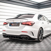 Maxton Design - CENTRAL REAR SPLITTER V.2 (VERTICAL BARS) MERCEDES A 35 AMG SEDAN V177
