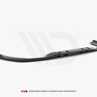 Maxton Design - CENTRAL REAR SPLITTER V.2 (VERTICAL BARS) MERCEDES A 35 AMG SEDAN V177