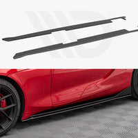 Maxton Design - STREET PRO SIDE SKIRTS DIFFUSERS TOYOTA SUPRA MK5 (2019-)