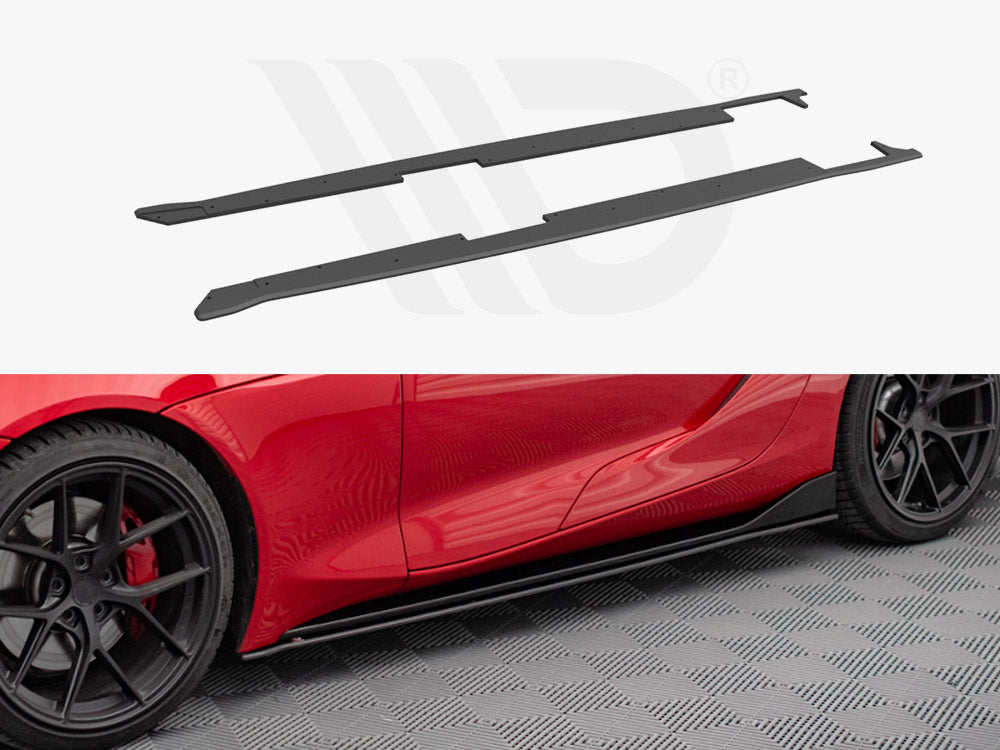 Maxton Design - STREET PRO SIDE SKIRTS DIFFUSERS TOYOTA SUPRA MK5 (2019-)