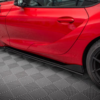Maxton Design - STREET PRO SIDE SKIRTS DIFFUSERS TOYOTA SUPRA MK5 (2019-)
