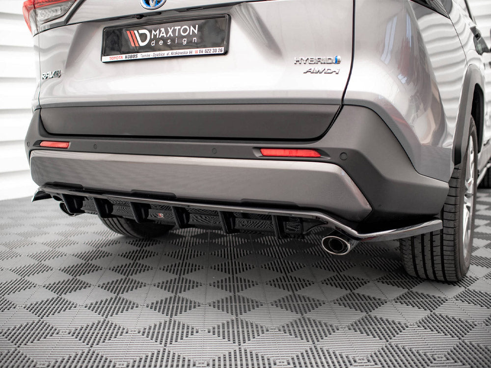 Maxton Design - CENTRAL REAR SPLITTER (VERTICAL BARS) TOYOTA RAV4 MK5 (2019-)