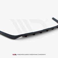 Maxton Design - CENTRAL REAR SPLITTER (VERTICAL BARS) TOYOTA RAV4 MK5 (2019-)