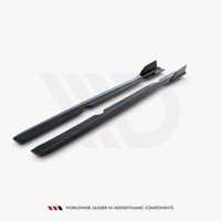 Maxton Design - SIDE SKIRTS DIFFUSERS FORD FIESTA MK7.5 ST (2013-2017)