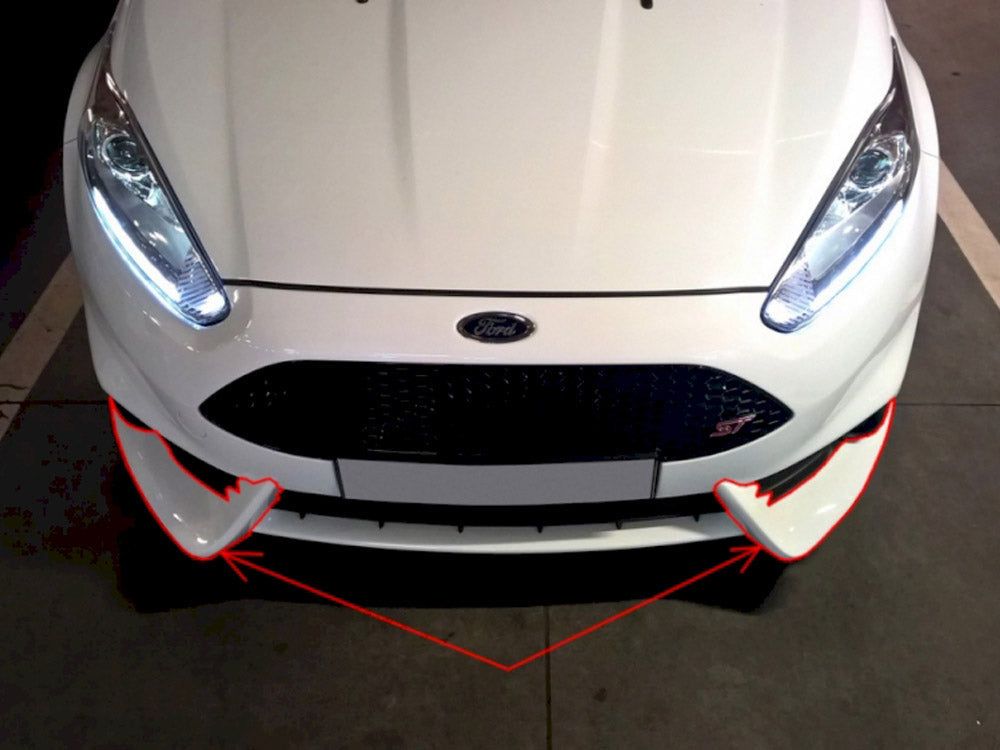 Maxton Design - Front Bumper Spoiler for Ford Fiesta MK7 ST