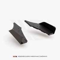 Maxton Design - STREET PRO REAR SIDE SPLITTERS (+FLAPS) FORD FOCUS ST MK4