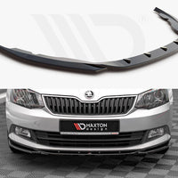 Maxton Design - FRONT SPLITTER V.2 SKODA FABIA MK3 (2014-2019)