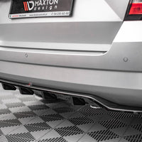 Maxton Design - CENTRAL REAR SPLITTER (VERTICAL BARS) SKODA FABIA ESTATE MK3 (2014-2019)