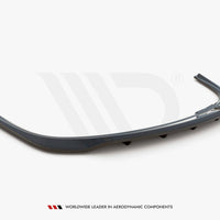 Maxton Design - CENTRAL REAR SPLITTER (VERTICAL BARS) SKODA FABIA ESTATE MK3 (2014-2019)