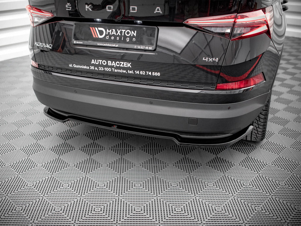 Maxton Design - CENTRAL REAR SPLITTER SKODA KODIAQ MK1 FACELIFT (2019)