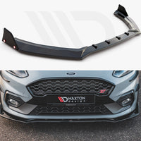 Maxton Design - FRONT SPLITTER V.4 + FLAPS FORD FIESTA ST / ST-LINE MK8/8.5