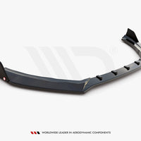 Maxton Design - FRONT SPLITTER V.4 + FLAPS FORD FIESTA ST / ST-LINE MK8/8.5