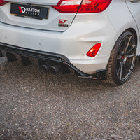 Maxton Design - REAR SIDE SPLITTERS V.4 + FLAPS FORD FIESTA ST MK8/8.5