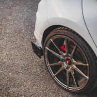 Maxton Design - REAR SIDE SPLITTERS V.4 + FLAPS FORD FIESTA ST MK8/8.5