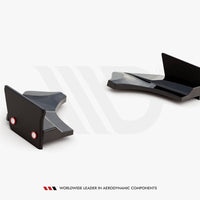 Maxton Design - REAR SIDE SPLITTERS V.4 + FLAPS FORD FIESTA ST MK8/8.5