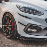 Maxton Design - Front Bumper Wings (Canards) V.3 Ford Fiesta Mk8 ST / ST-Line)