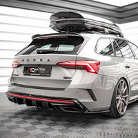 Maxton Design - REAR SIDE SPLITTERS V.3 SKODA OCTAVIA RS MK4 (2020-)