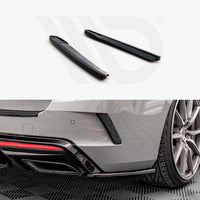Maxton Design - REAR SIDE SPLITTERS V.3 SKODA OCTAVIA RS MK4 (2020-)