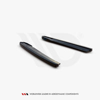Maxton Design - REAR SIDE SPLITTERS V.3 SKODA OCTAVIA RS MK4 (2020-)