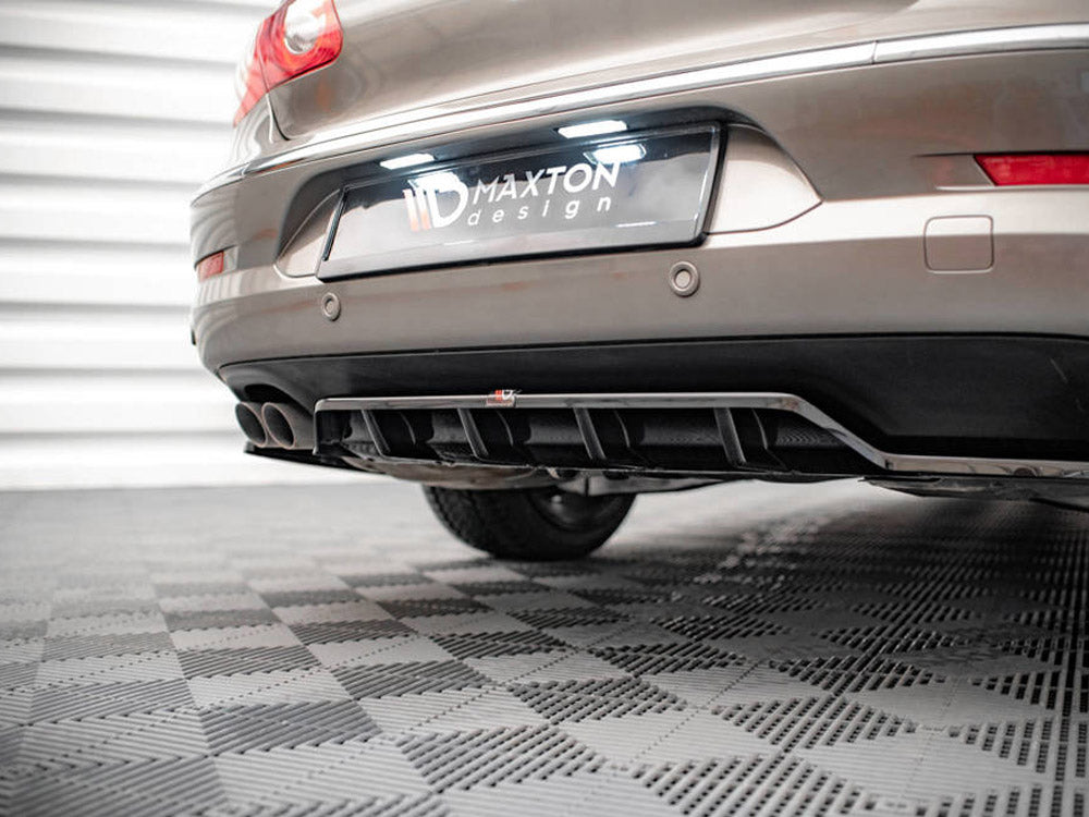 Maxton Design - CENTRAL REAR SPLITTER (VERTICAL BARS) VW PASSAT CC (2008-2012)