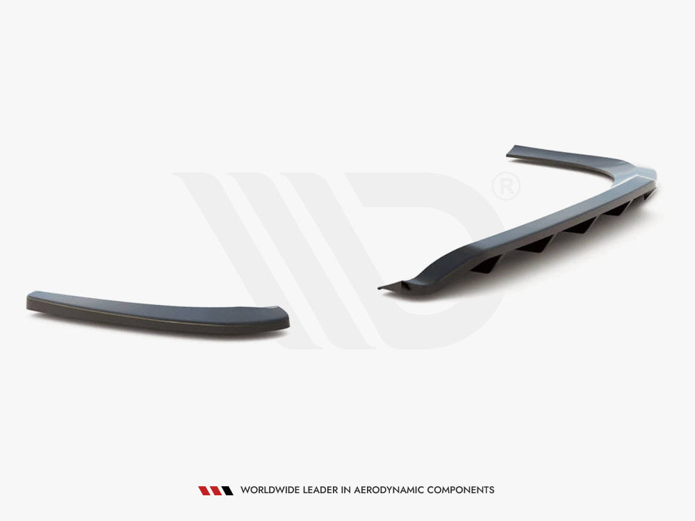 Maxton Design - CENTRAL REAR SPLITTER (VERTICAL BARS) VW PASSAT CC (2008-2012)