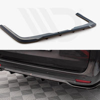 Maxton Design - CENTRAL REAR SPLITTER (VERTICAL BARS) MERCEDES V-CLASS AMG-LINE W447 FACELIFT (2019-)