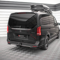Maxton Design - CENTRAL REAR SPLITTER (VERTICAL BARS) MERCEDES V-CLASS AMG-LINE W447 FACELIFT (2019-)