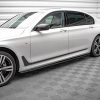 Maxton Design - SIDE SKIRTS DIFFUSERS BMW 7 LONG M-PACK G12 (2015-2018)