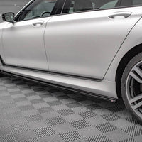 Maxton Design - SIDE SKIRTS DIFFUSERS BMW 7 LONG M-PACK G12 (2015-2018)