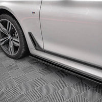 Maxton Design - SIDE SKIRTS DIFFUSERS BMW 7 LONG M-PACK G12 (2015-2018)