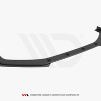 Maxton Design - STREET PRO FRONT SPLITTER V.1 (+FLAPS) HYUNDAI I20 N MK3 (2020-)