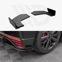Maxton Design - STREET PRO REAR SIDE SPLITTERS (+FLAPS) HYUNDAI I20 N MK3 (2020-)