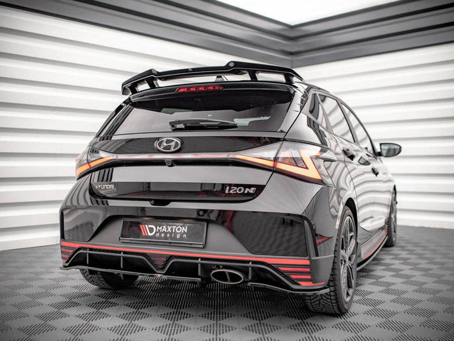 Maxton Design - CENTRAL REAR SPLITTER (VERTICAL BARS) HYUNDAI I20 N MK3 (2020-)