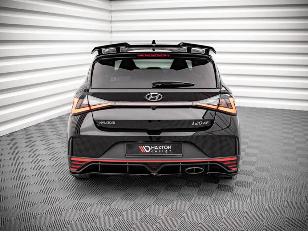Maxton Design - CENTRAL REAR SPLITTER (VERTICAL BARS) HYUNDAI I20 N MK3 (2020-)