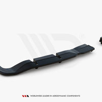Maxton Design - CENTRAL REAR SPLITTER (VERTICAL BARS) HYUNDAI I20 N MK3 (2020-)