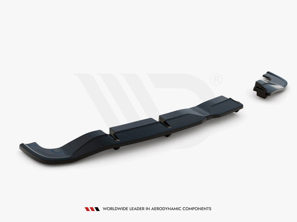 Maxton Design - CENTRAL REAR SPLITTER (VERTICAL BARS) HYUNDAI I20 N MK3 (2020-)